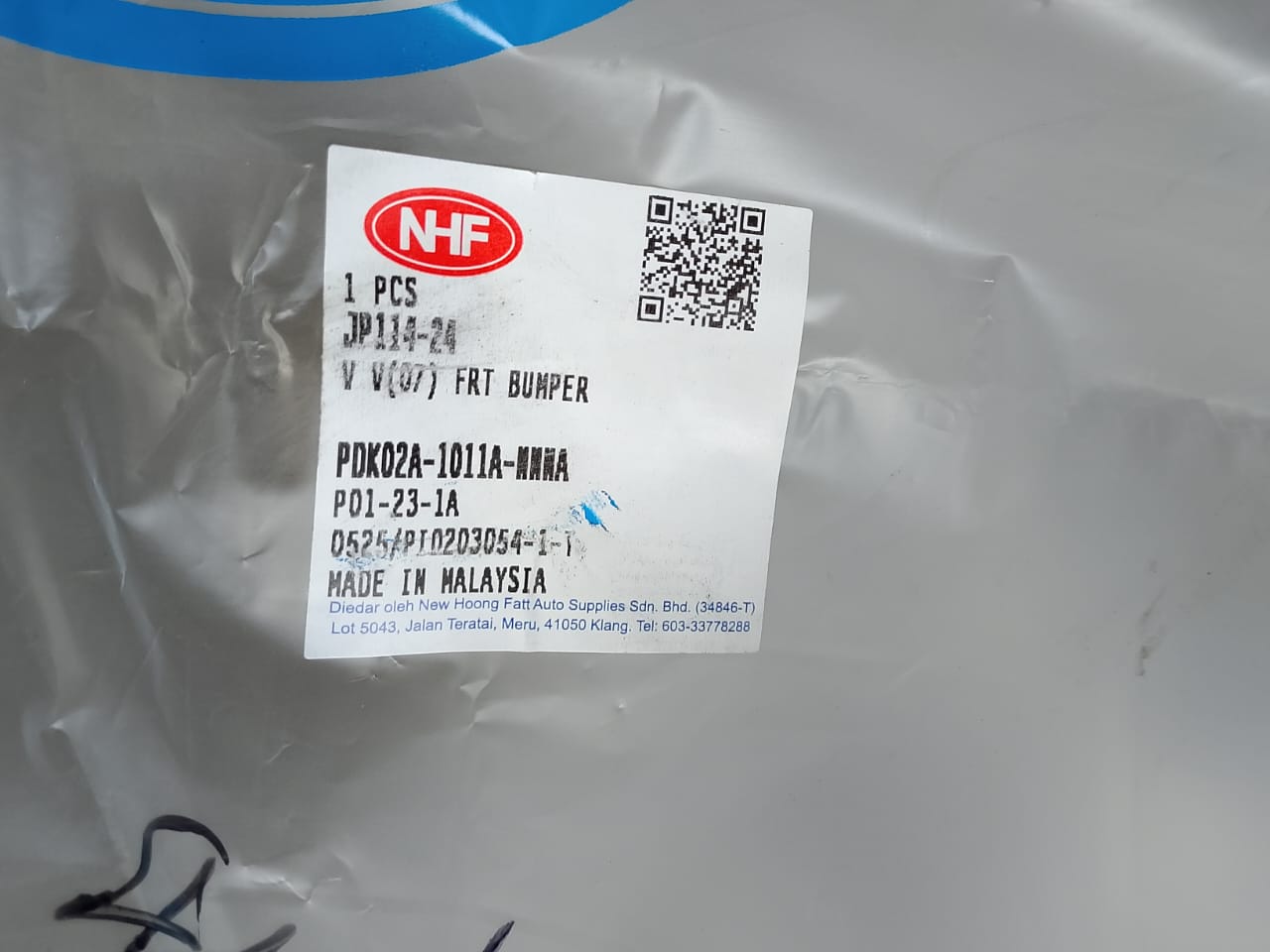 PERODUA VIVA 2007 FRONT BUMPER AFTERMARKET