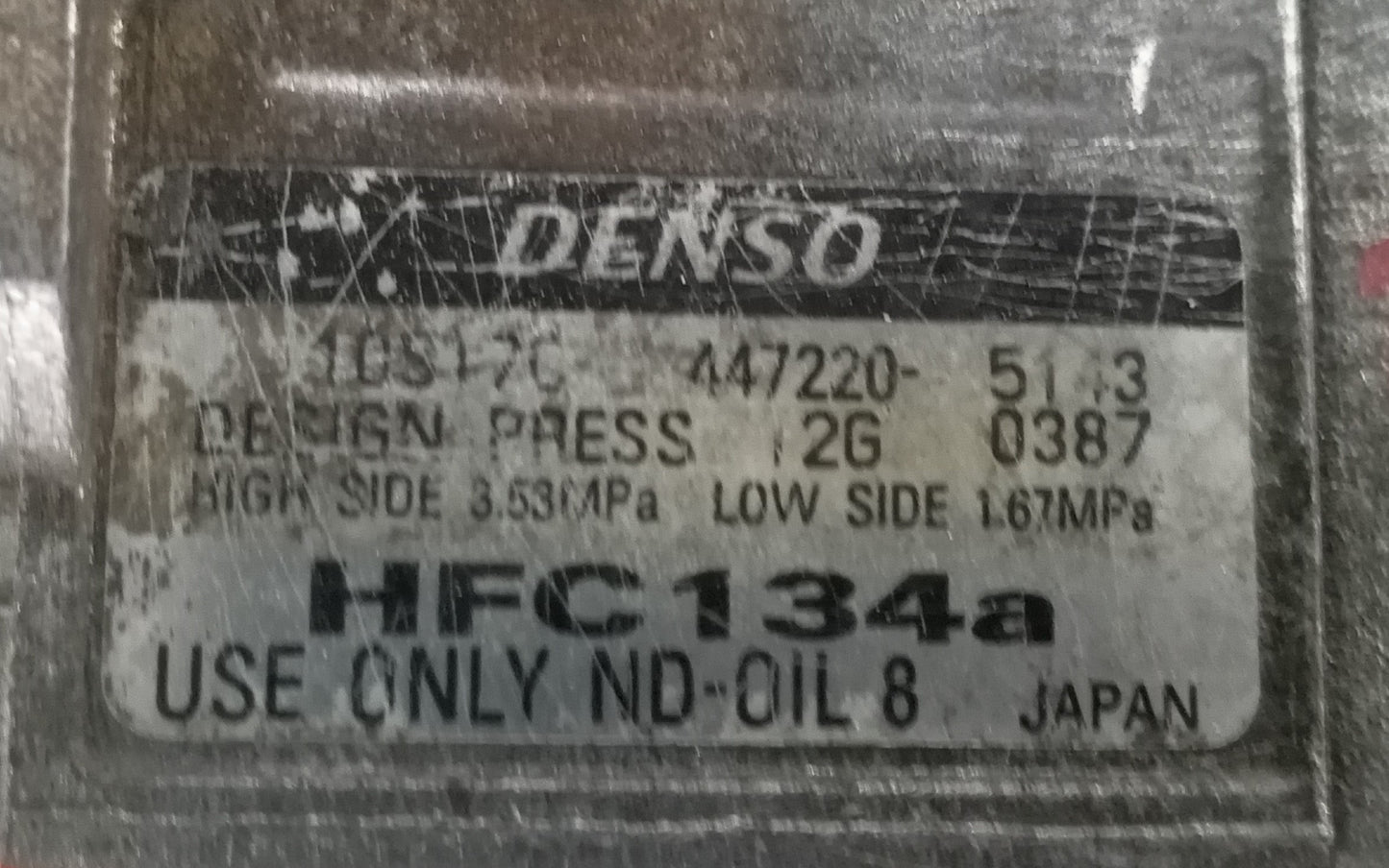 TOYOTA PRADO 120 1GR COMPRESSOR (447220-5143)