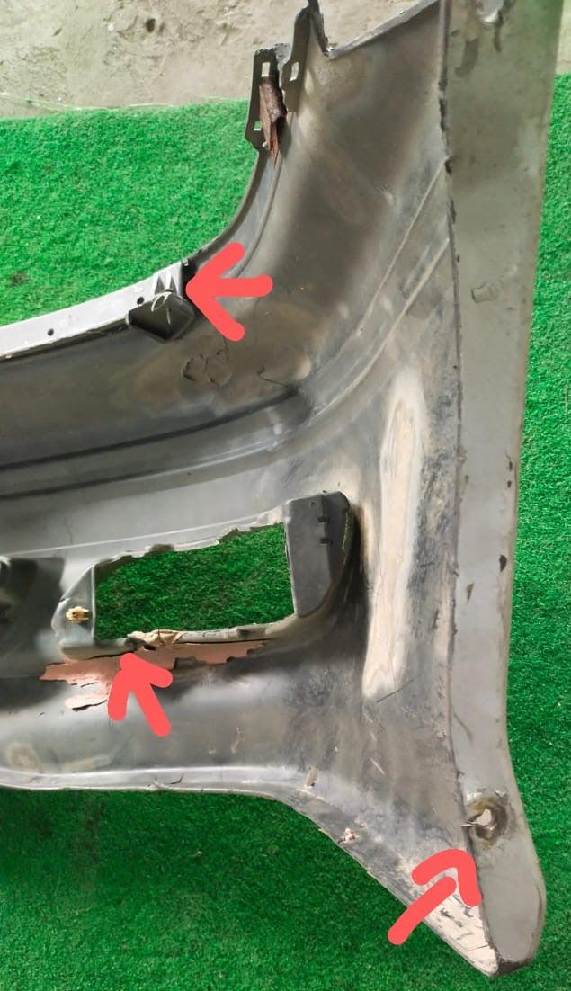 TOYOTA UNSER FRONT BUMPER WHITE (B) (52119-0B180)