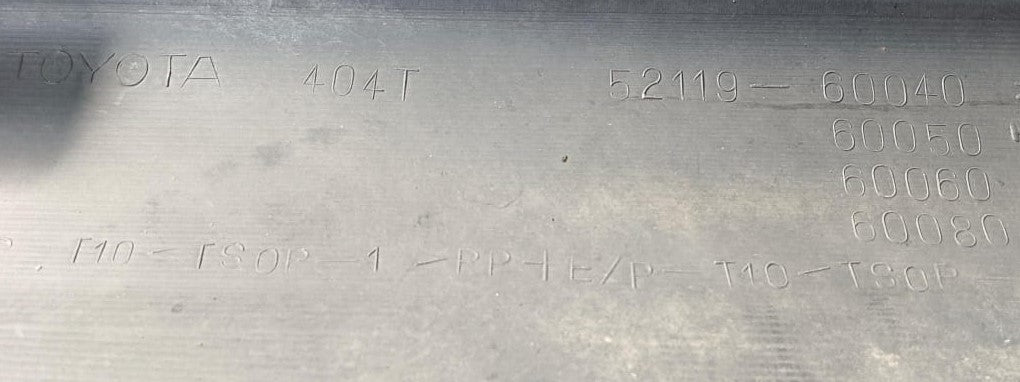 TOYOTA PRADO 95 FRONT BUMPER SILVER (B) (52119-60040)