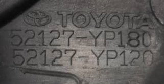 TOYOTA ROGUE GUN125 FOG LAMP COVER GOT HOLE RH (52127-YP180)