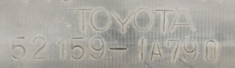 TOYOTA COROLLA AE101 1999-2001 REAR BUMPER SILVER (52159-1A790)