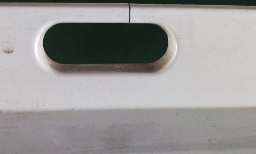 TOYOTA FORTUNER 2015 REAR BUMPER WHITE (B) (52169-0K170)