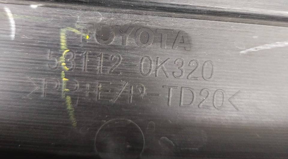 TOYOTA REVO GUN25 FRONT BUMBER LOWER GRILLE (53112-0K320-1)