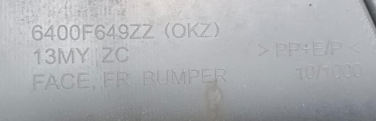 MITSUBISHI ASX FRONT BUMPER BLUE (B) (6400F649ZZ)