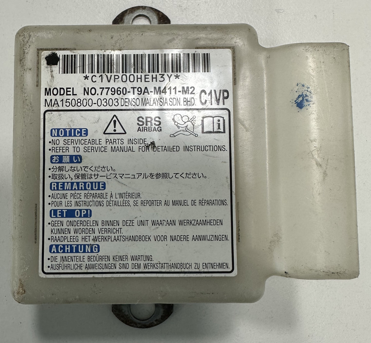 HONDA CITY T9A AIRBAG ECU (C1VP) (77960-T9A-M411)