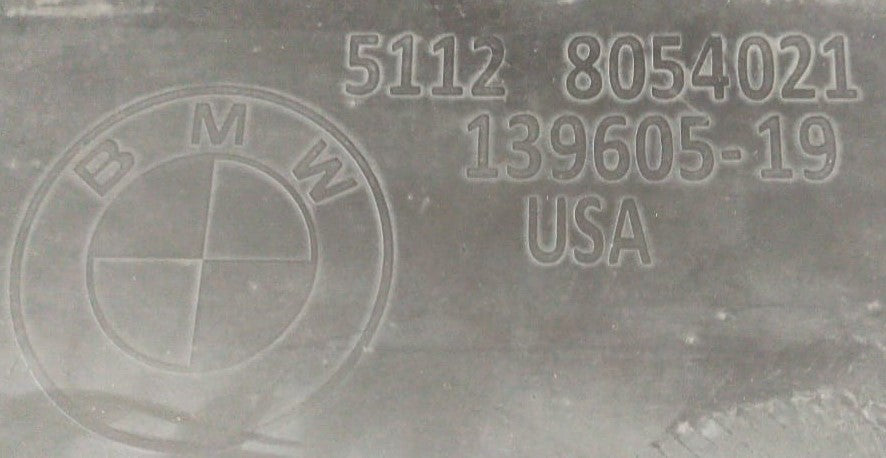 BMW X5 REAR BUMPER BLACK (8054021)