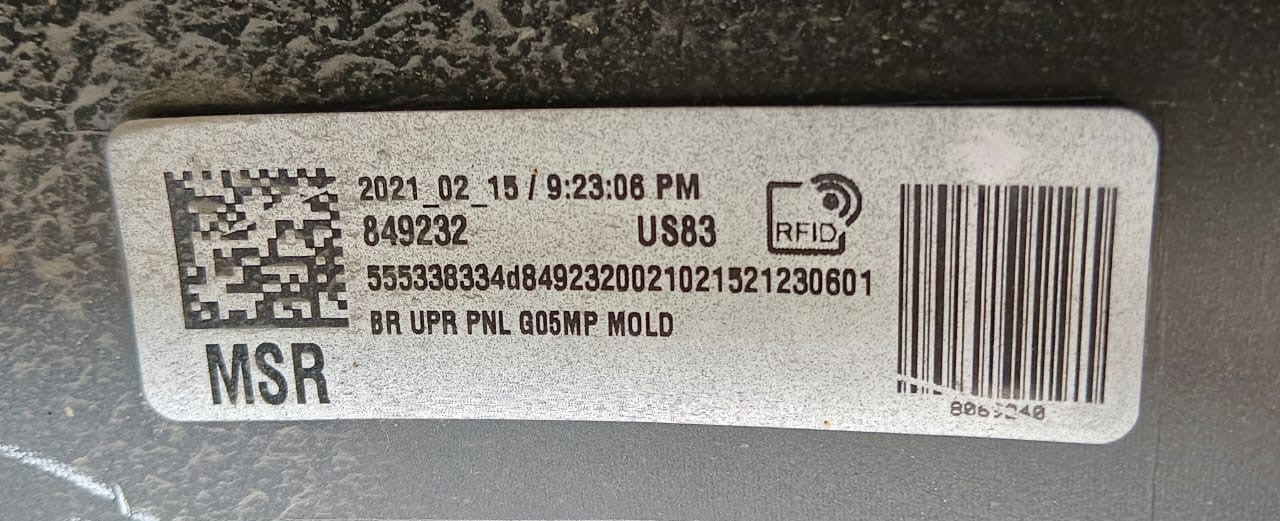 BMW X5 G05 REAR BUMPER BLACK (B) (849232)