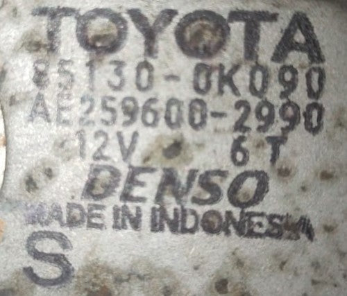 TOYOTA FORTUNER WIPER MOTOR (85130-0K090)