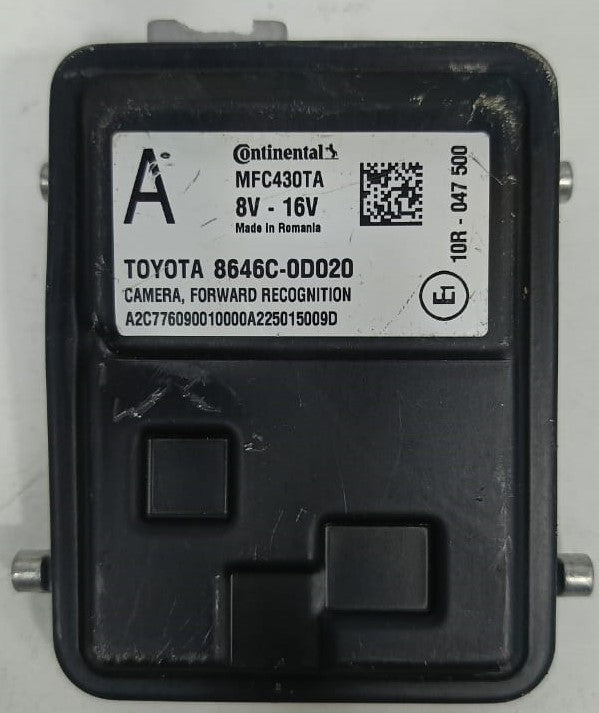 TOYOTA YARIS CAMERA FORWARD RECOGNITION ECU (A) (8646C-0D020)