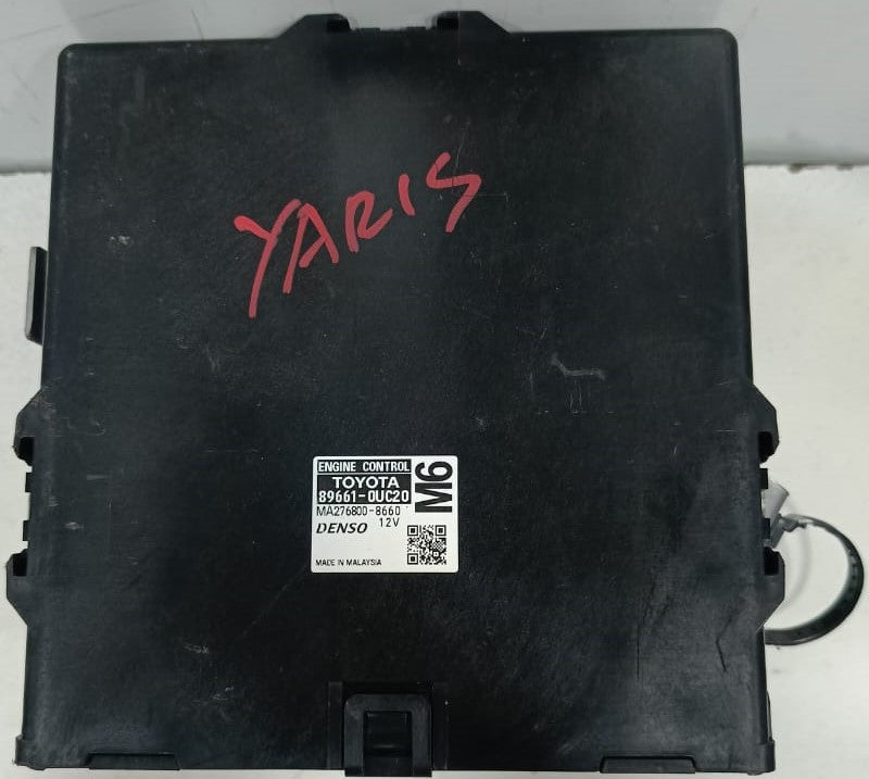 TOYOTA YARIS ENGINE CONTROL ECU (M6) (89661-0UC20)