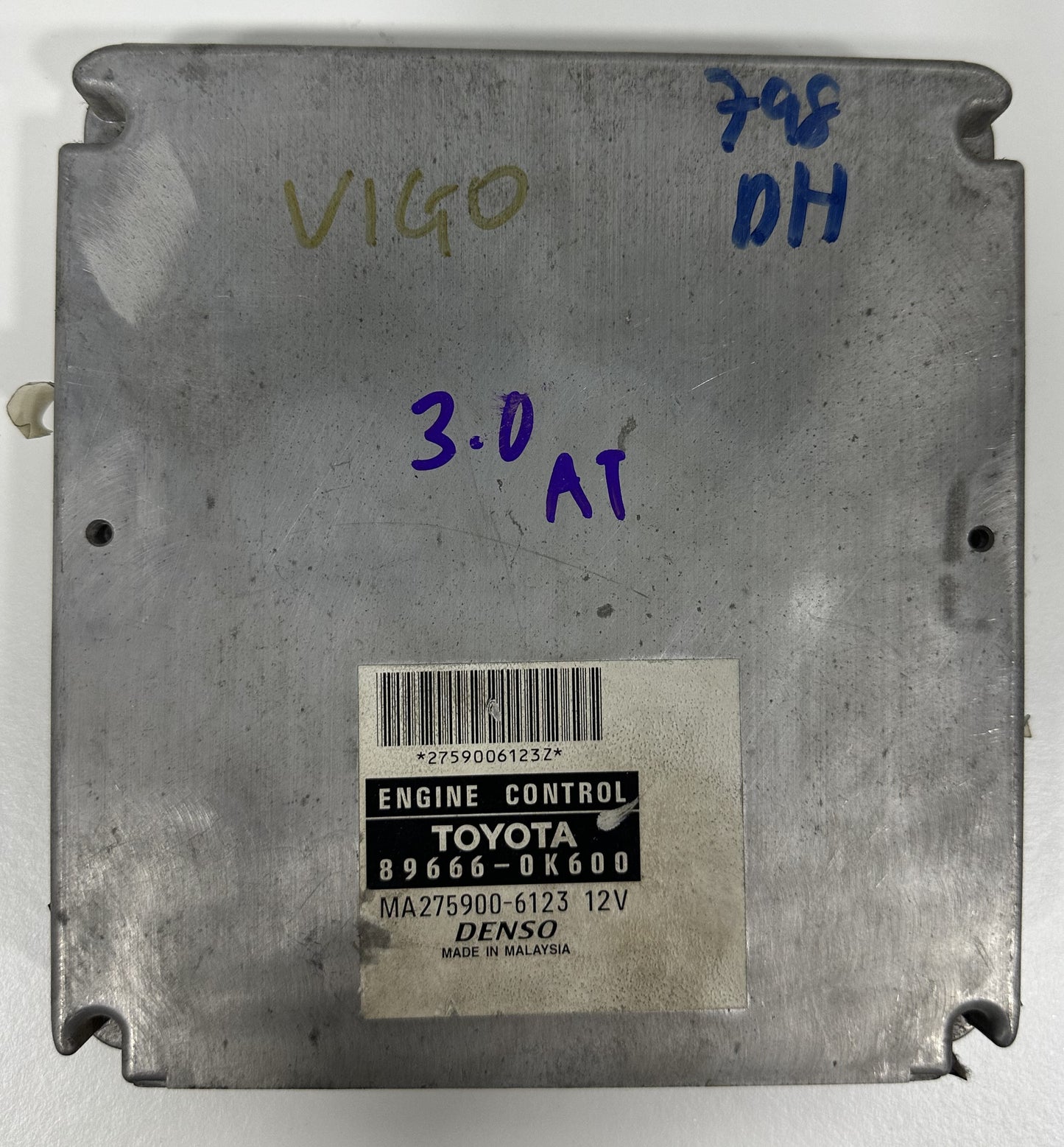 TOYOTA VIGO VNT 3.0 ENGINE CONTROL ECU (89666-0K600)