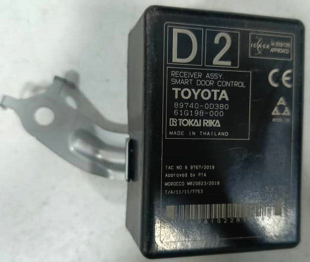 TOYOTA YARIS SMART DOOR CONTROL ECU (89740-0D380)