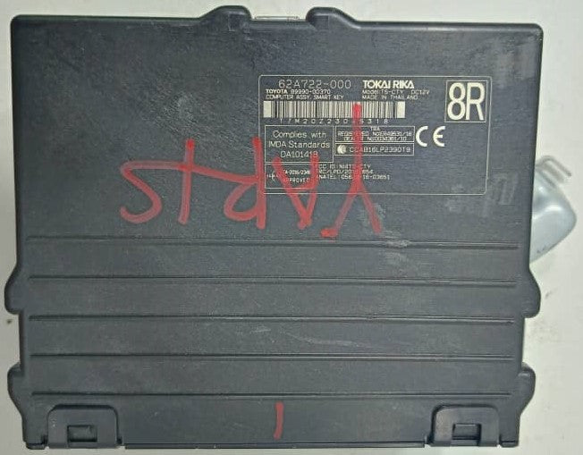 TOYOTA YARIS SMART KET ECU (8R) (89990-0D370)
