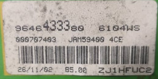 CITROEN BERLINGO METER AT (9646433380)