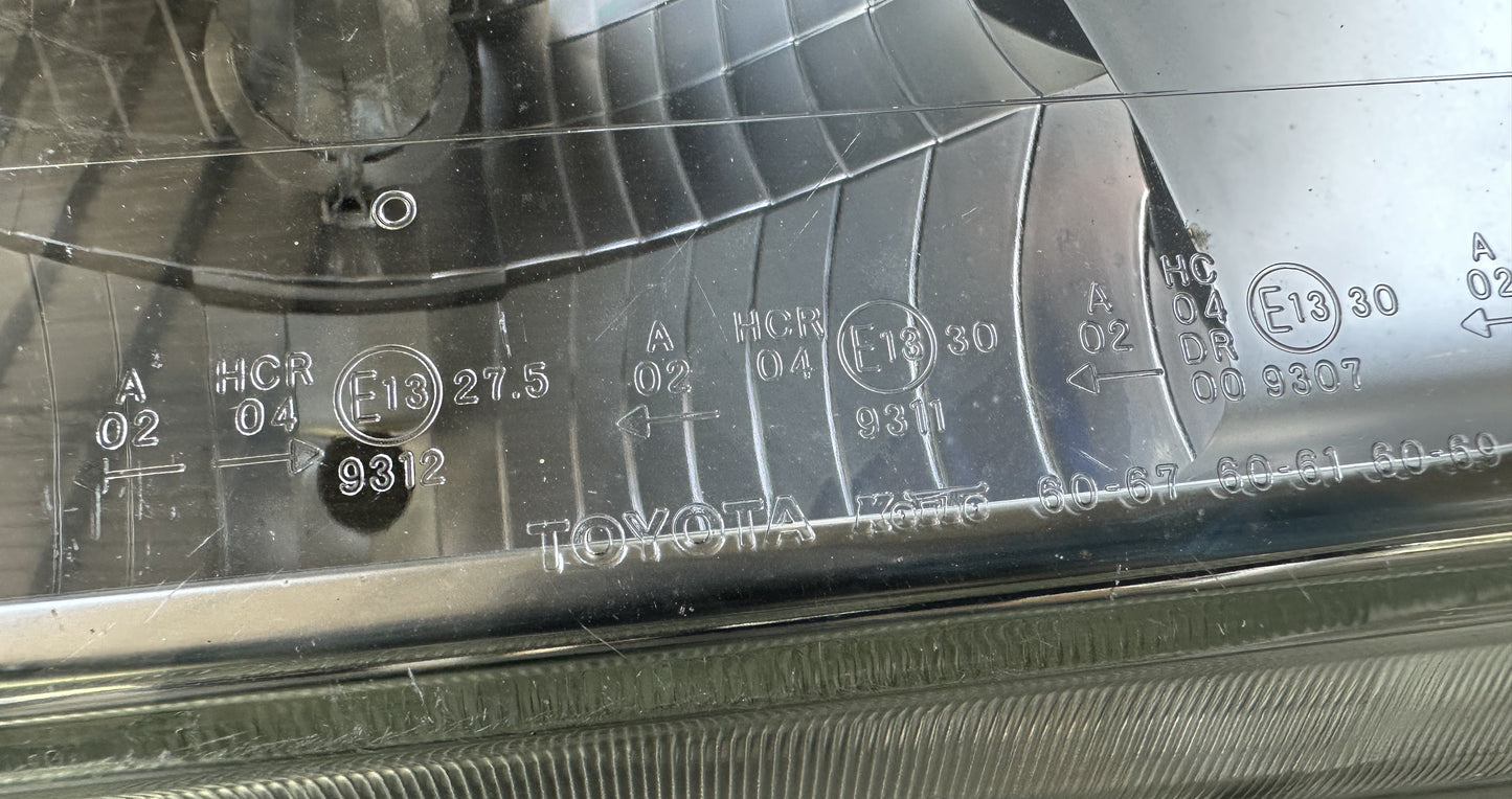 TOYOTA NINJA L100 HEAD LAMP RH (99226-81017)