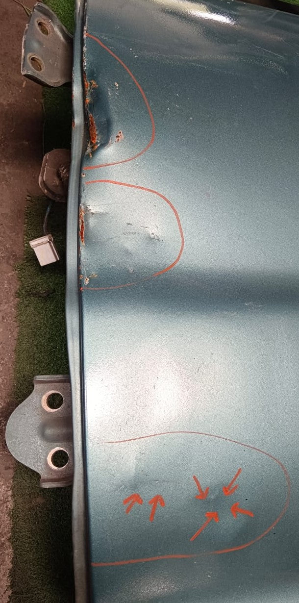 PROTON WIRA DOOR PANEL RLH COMPLETE BLUE (DP00060)