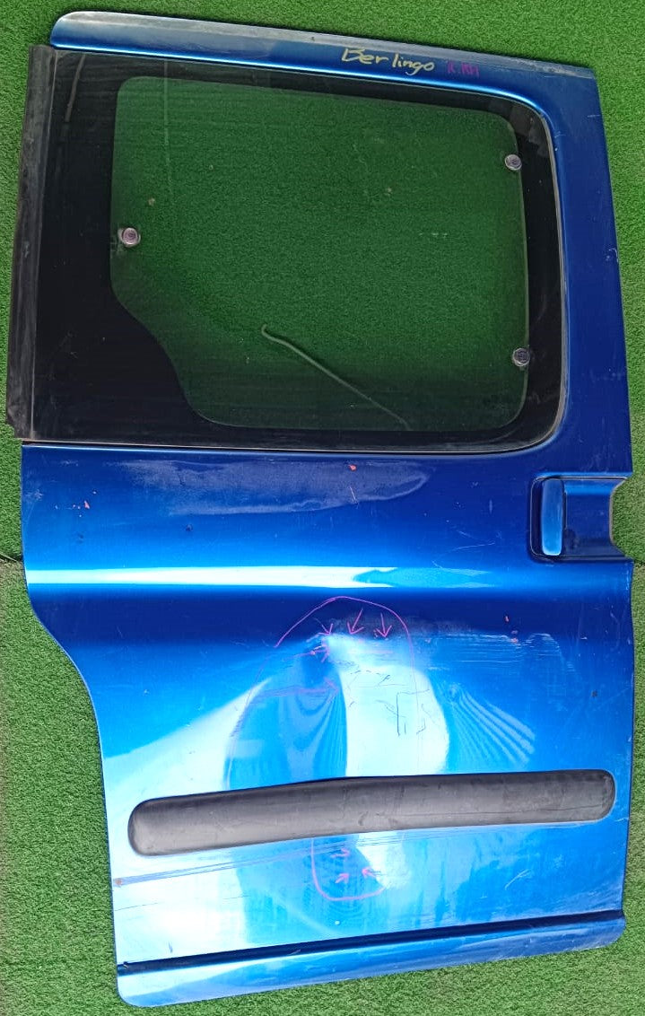 CITROEN BERLINGO DOOR PANEL RRH COMPLETE BLUE (B) (DP00174)