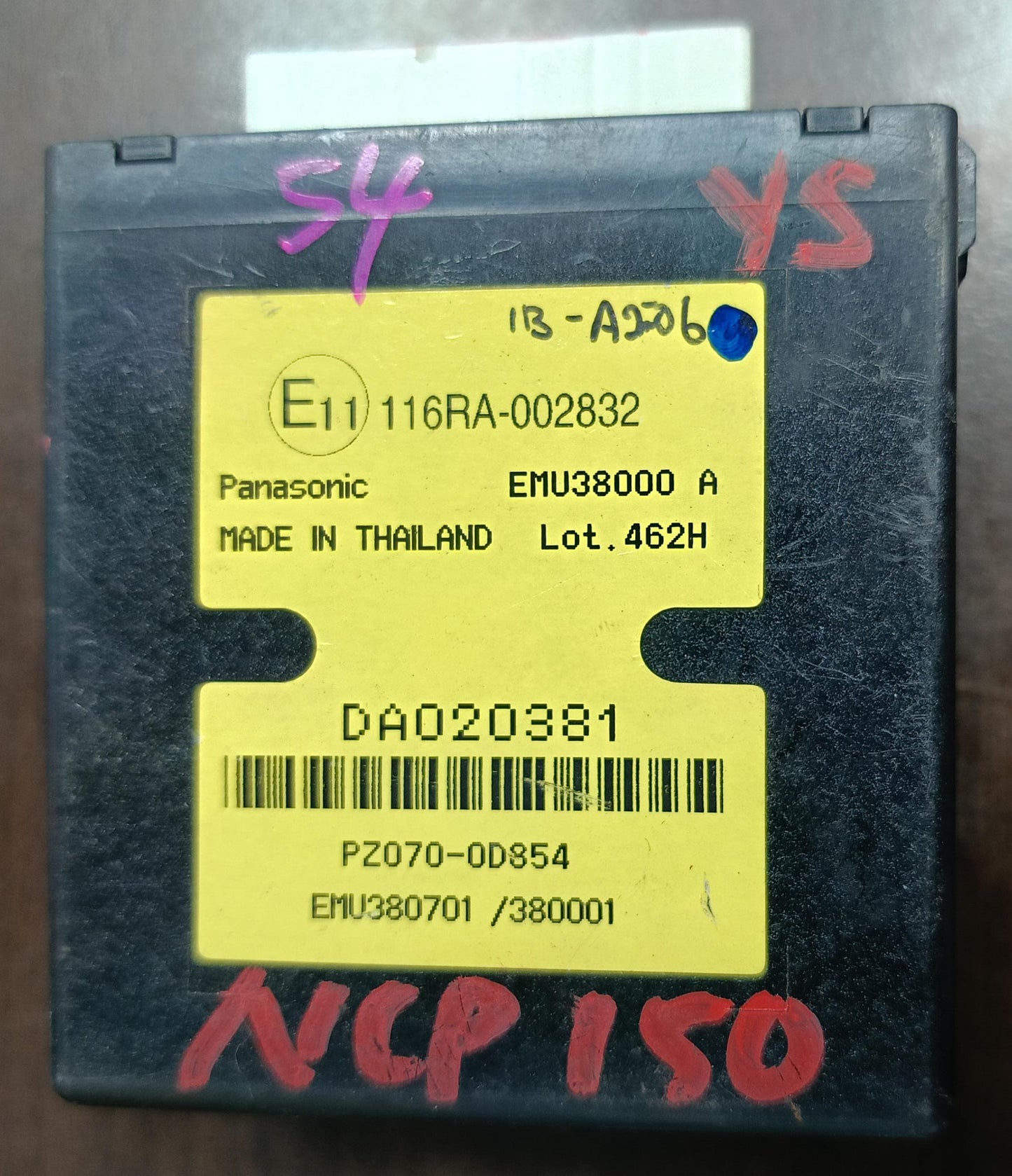 TOYOTA VIOS PUSH START ECU (EMU38000)