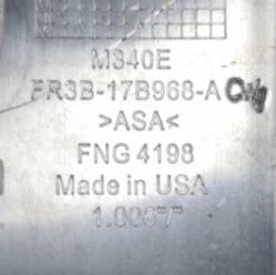 FORD MUSANG FOG LAMP COVER GOT HOLE RH (FR3B-17B968-A)