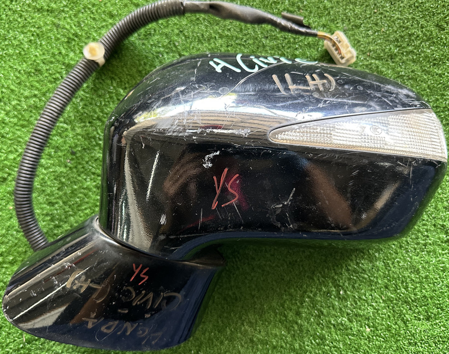 HONDA CIVIC FD SIDE MIRROR 7WIRE LH BLACK (SM00033)