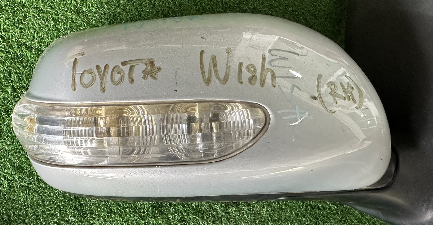 TOYOTA WISH SIDE MIRROR 7WIRE RH SILVER (SM00035)