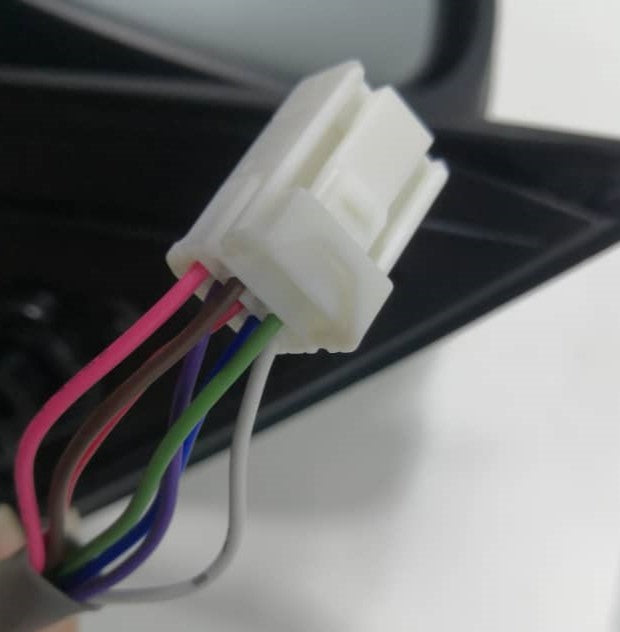 TOYOTA HILUX REVO SIDE MIRROR 7WIRE LH BLACK ((N)SM0001)