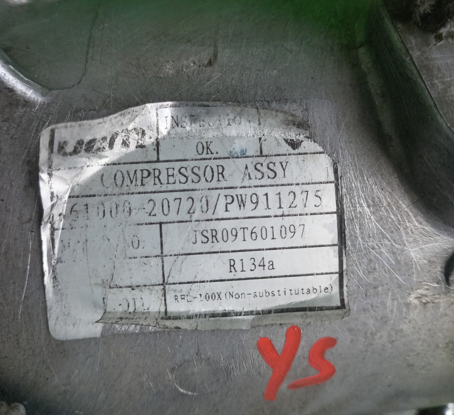 PROTON PERSONA 2016 COMPRESSOR (PW911275)