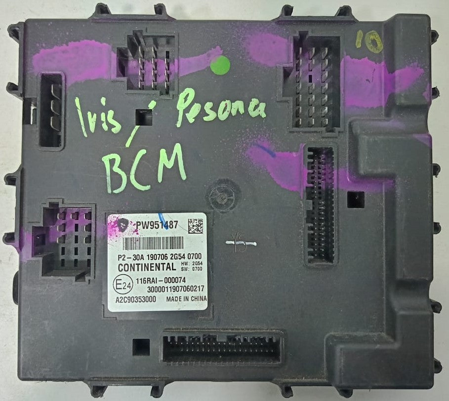 PROTON IRIZ BODY CONTROL MODULE ECU (PW951487)
