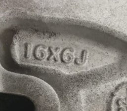 HONDA CITY VX 4HOLE 16X6J RIM (RIM00055)