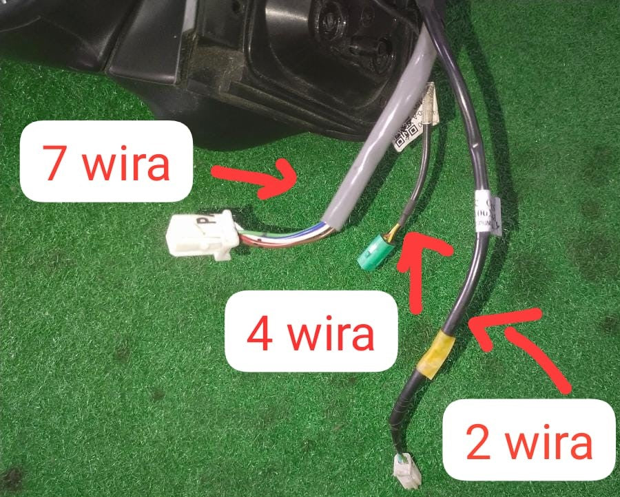 TOYOTA ROGUE SIDE MIRROR 2/4/7 WIRE LH SILVER (SM00064)