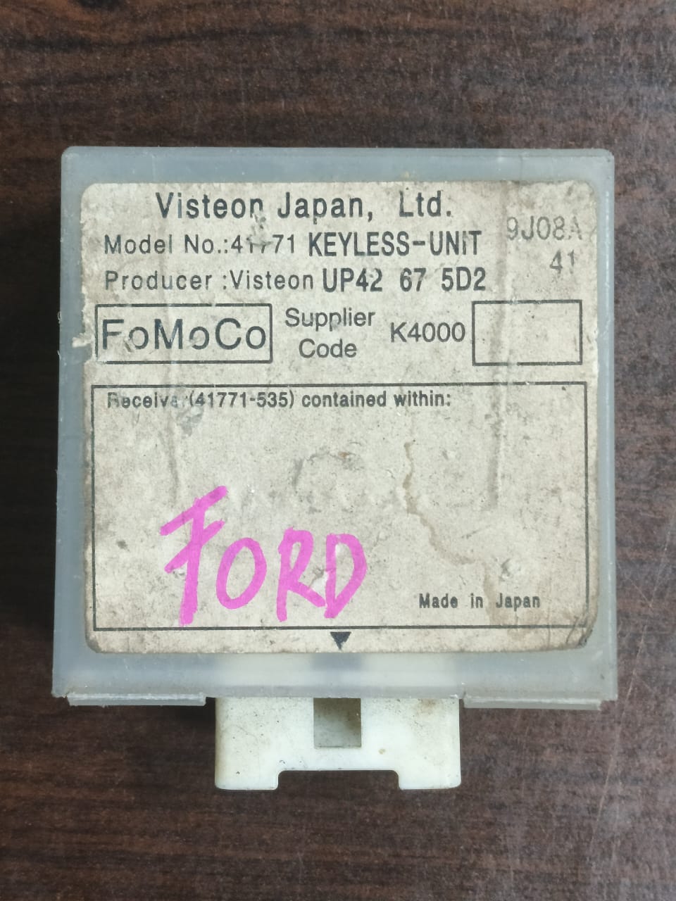 MAZDA MIATA UNIT ECU (UP42675D2)
