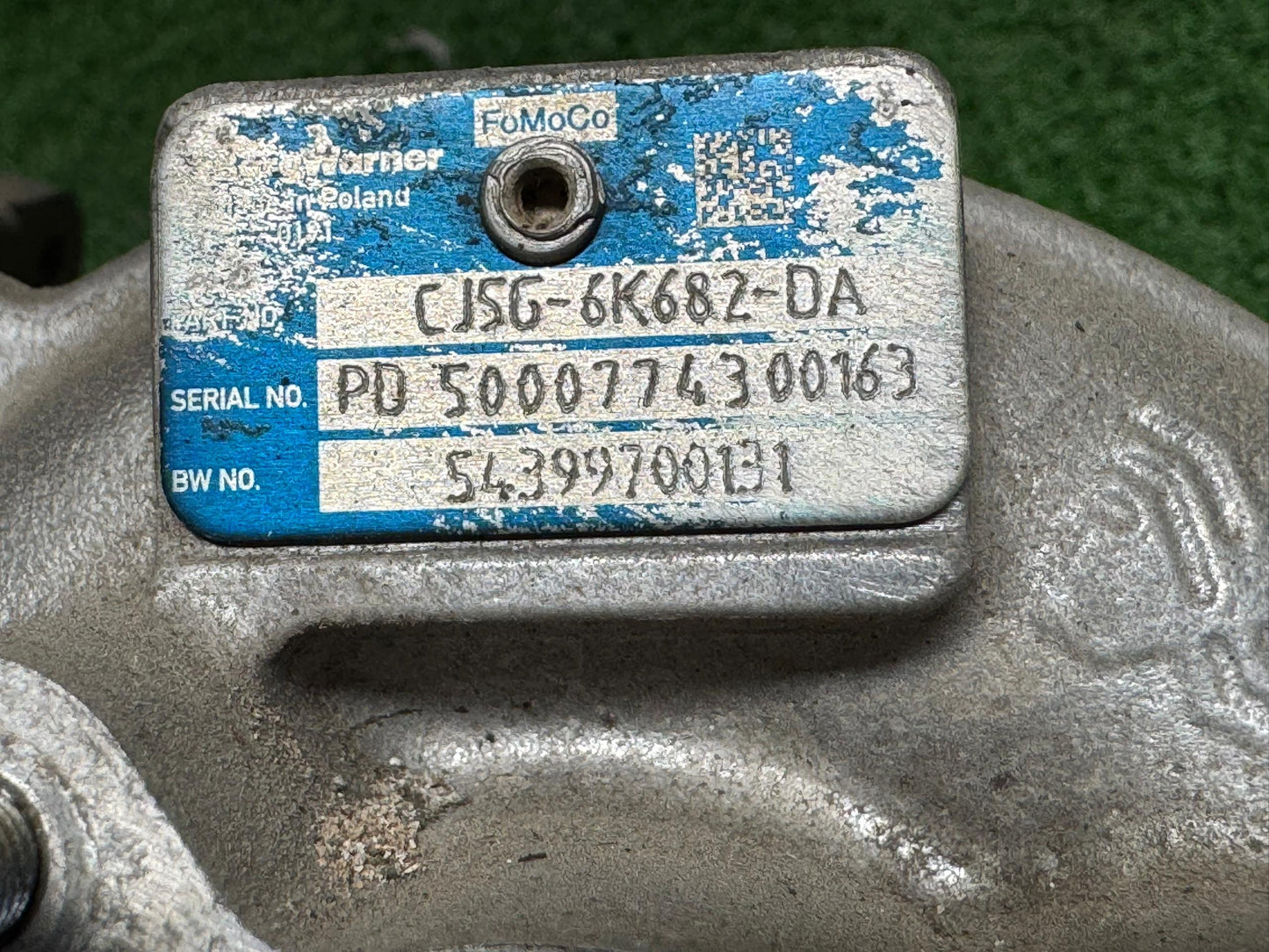 FORD KUGA KP39 TURBO (CJ5G-6K682-DA)
