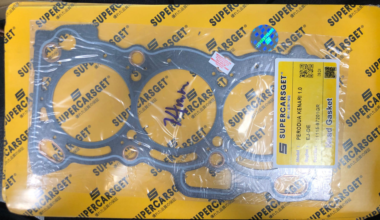 PERODUA KENARI/KELISA/MYVI/VIVA 1.0 12V EJ-DE EJ-VE HEAD GASKET (CARBON) (11115-97201GR)