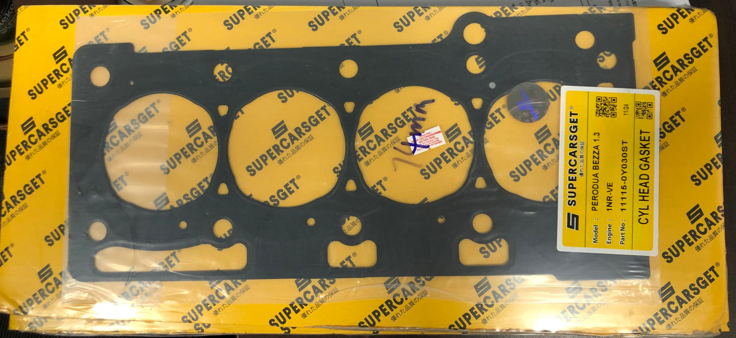 PERODUA BEZZA 1.3 DOHC 16V 1NR-VE HEAD GASKET (STEEL) (11115-0Y030ST)