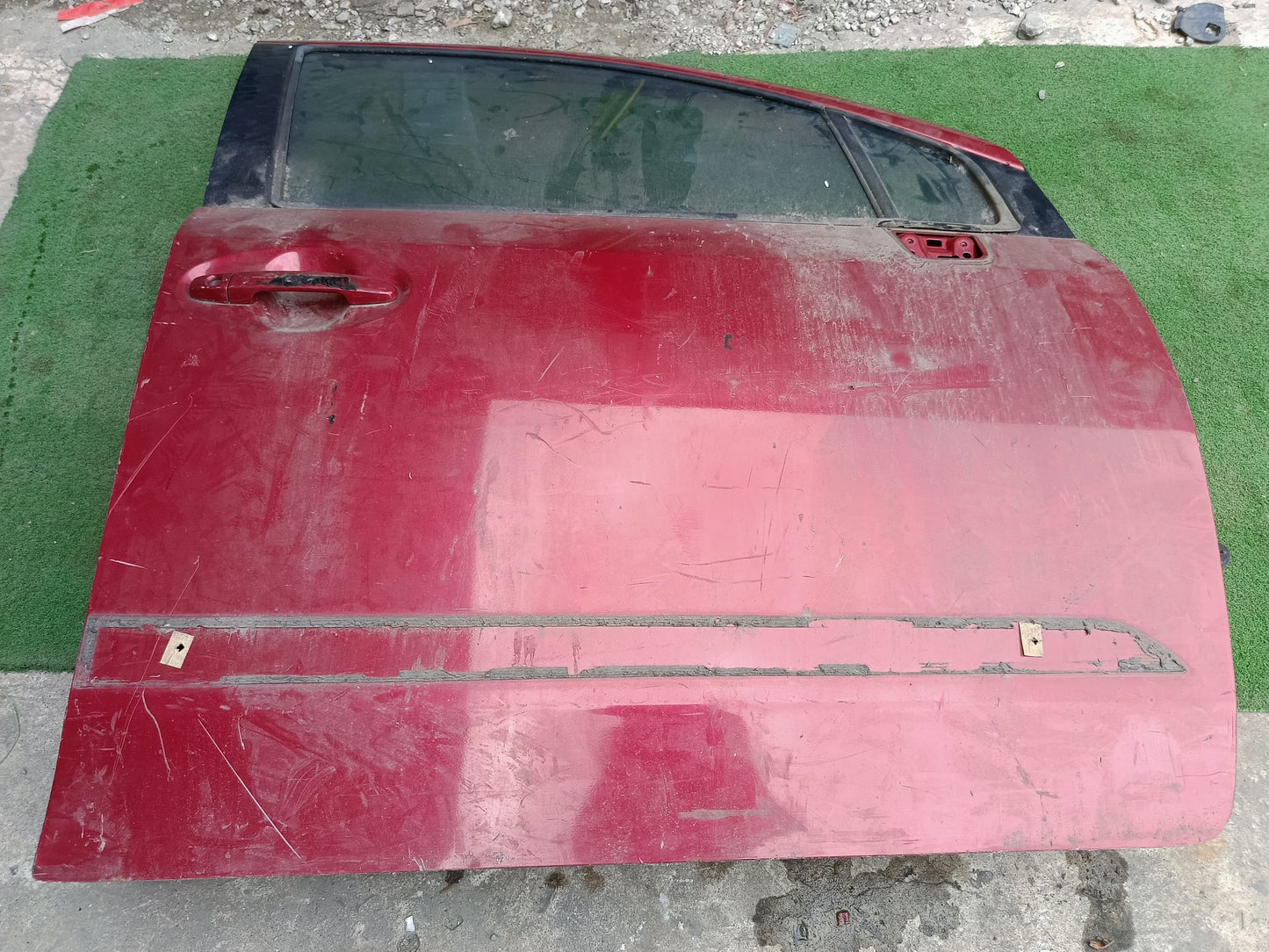PERODUA ALZA DOOR PANEL FRH COMPLETE RED (DP00236)