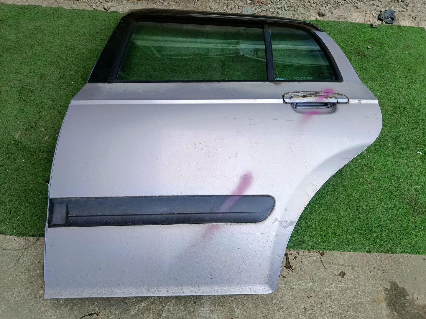 HYUNDAI GETZ DOOR PANEL RLH COMPLETE SILVER (DP00243)