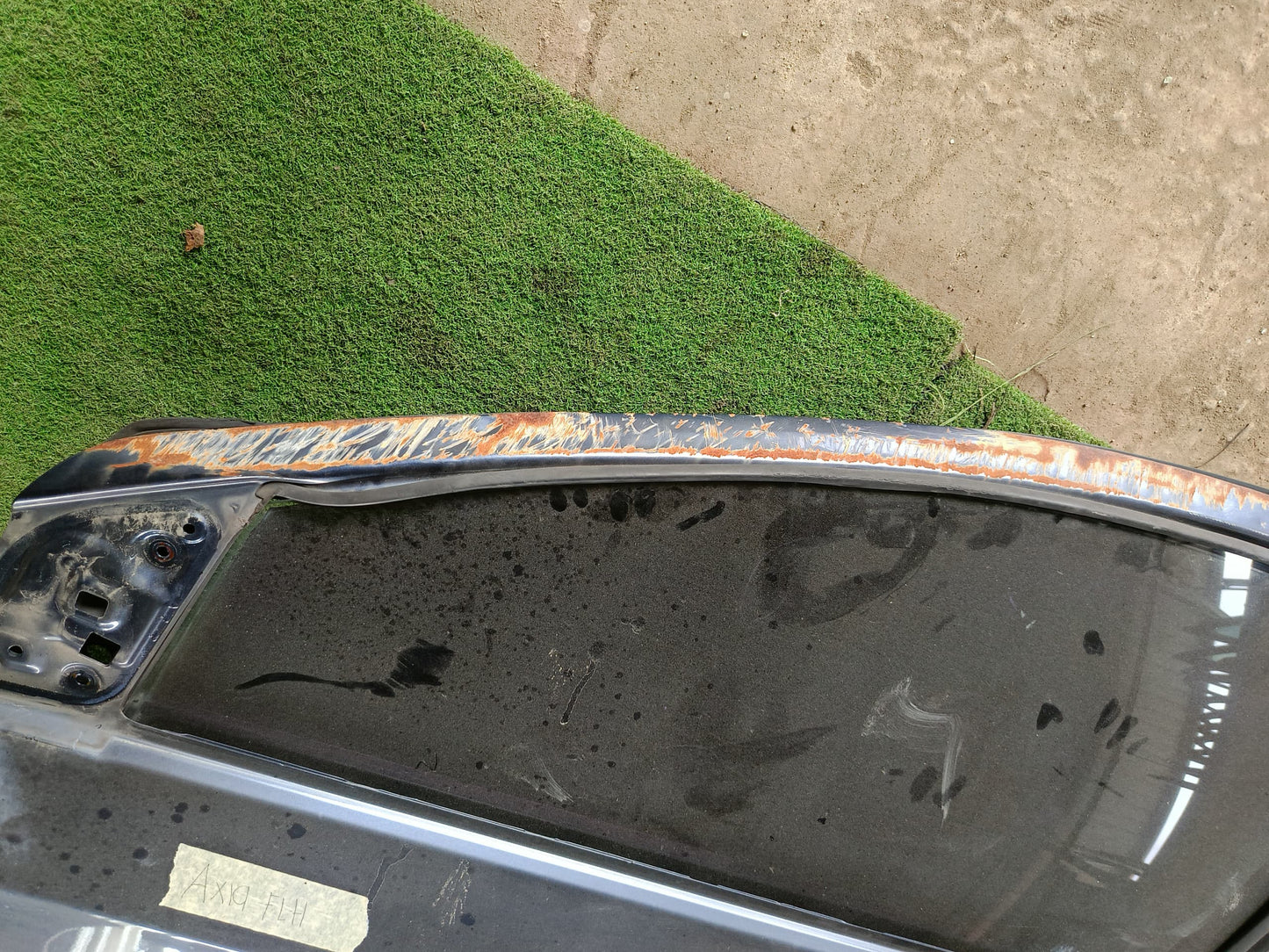 PERODUA AXIA DOOR PANEL FLH KOSONG BLACK (DP00246)