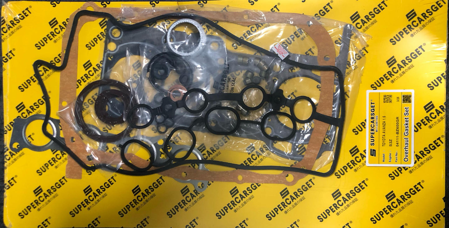 TOYOTA AVANZA 1.5 16V 3SZ-FE FULL SET OVERHAUL GASKET (CARBON) (04111-BZ600GR)