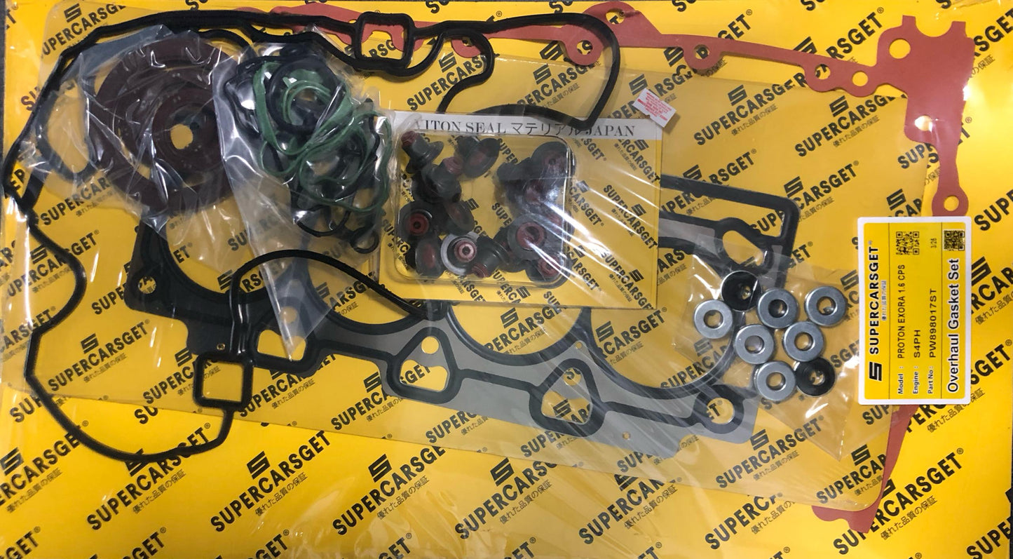 PROTON GEN-2/EXORA (CPS) 1.6 FULL SET OVERHAUL GASKET (STEEL) (PW898017ST)
