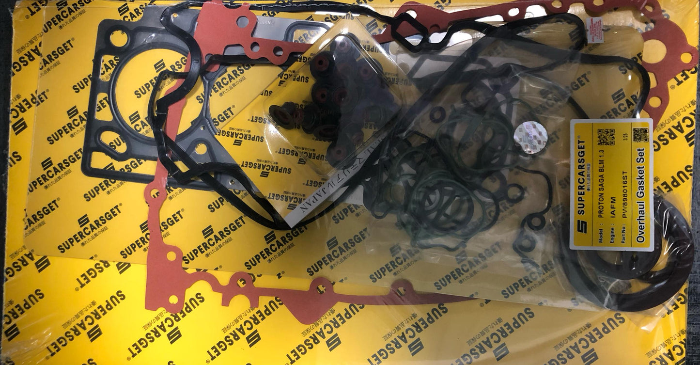 PROTON SAGA BLM/IRIZ 1.3 FULL SET OVERHAUL GASKET (STEEL) (PW898016ST)