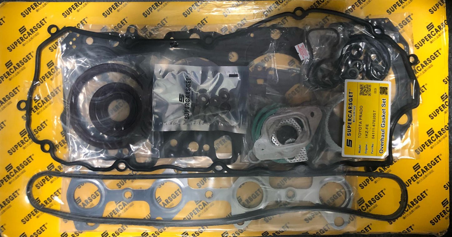 TOYOTA PRADO KZJ90, KZJ95, KZJ70, HIACE KZH100 3.0 8V (DIESEL) 1KZ-TE FULL SET OVERHAUL GASKET (STEEL) (97MM) (04111-67020ST)