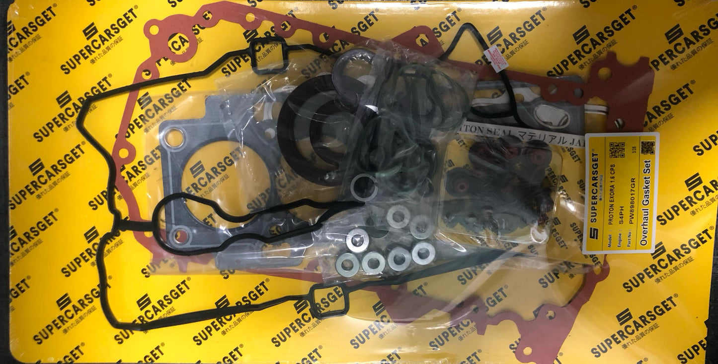 PROTON GEN-2/EXORA (CPS) 1.6 FULL SET OVERHAUL GASKET (CARBON) (PW898017GR)