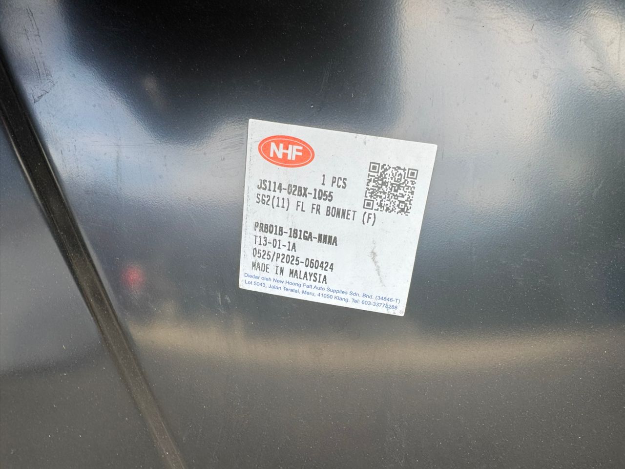 ISUZU D-MAX 1.9 2021 2/4DOOR FRONT BONNET WITHOUT HOLE AFTERMARKET (ISK05L-181GA-NNNA)