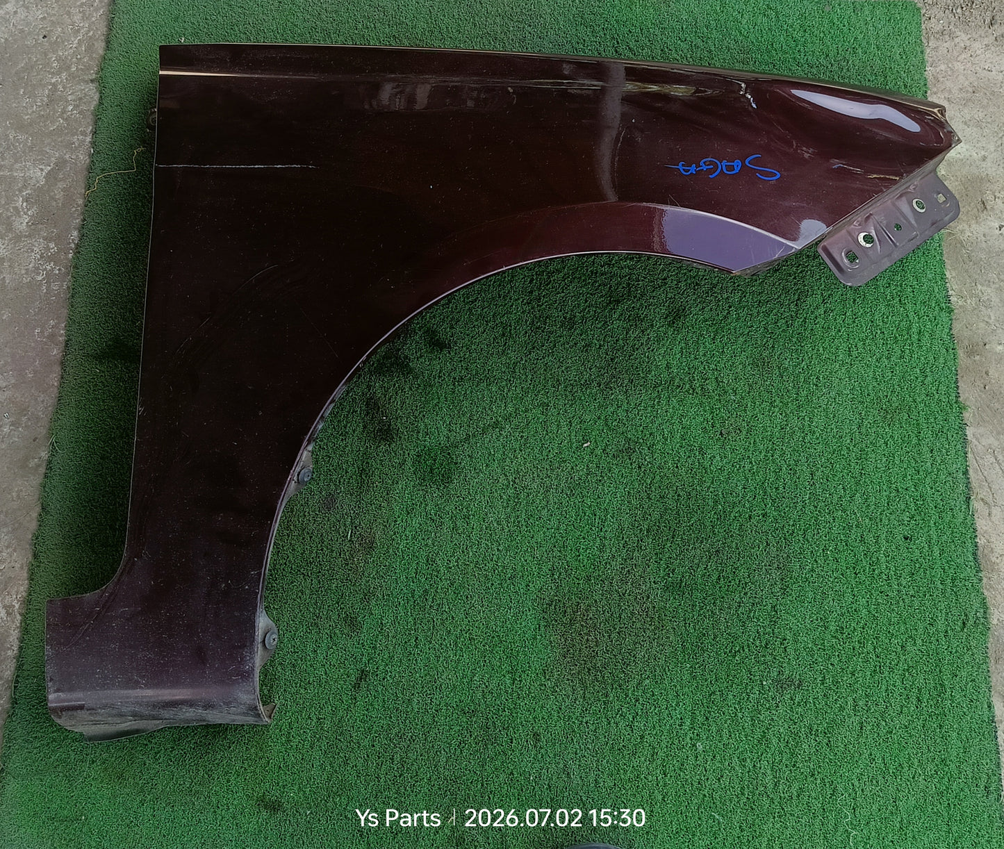 PROTON SAGA VVT FRONT FENDER RH MAROON (FFWH096)