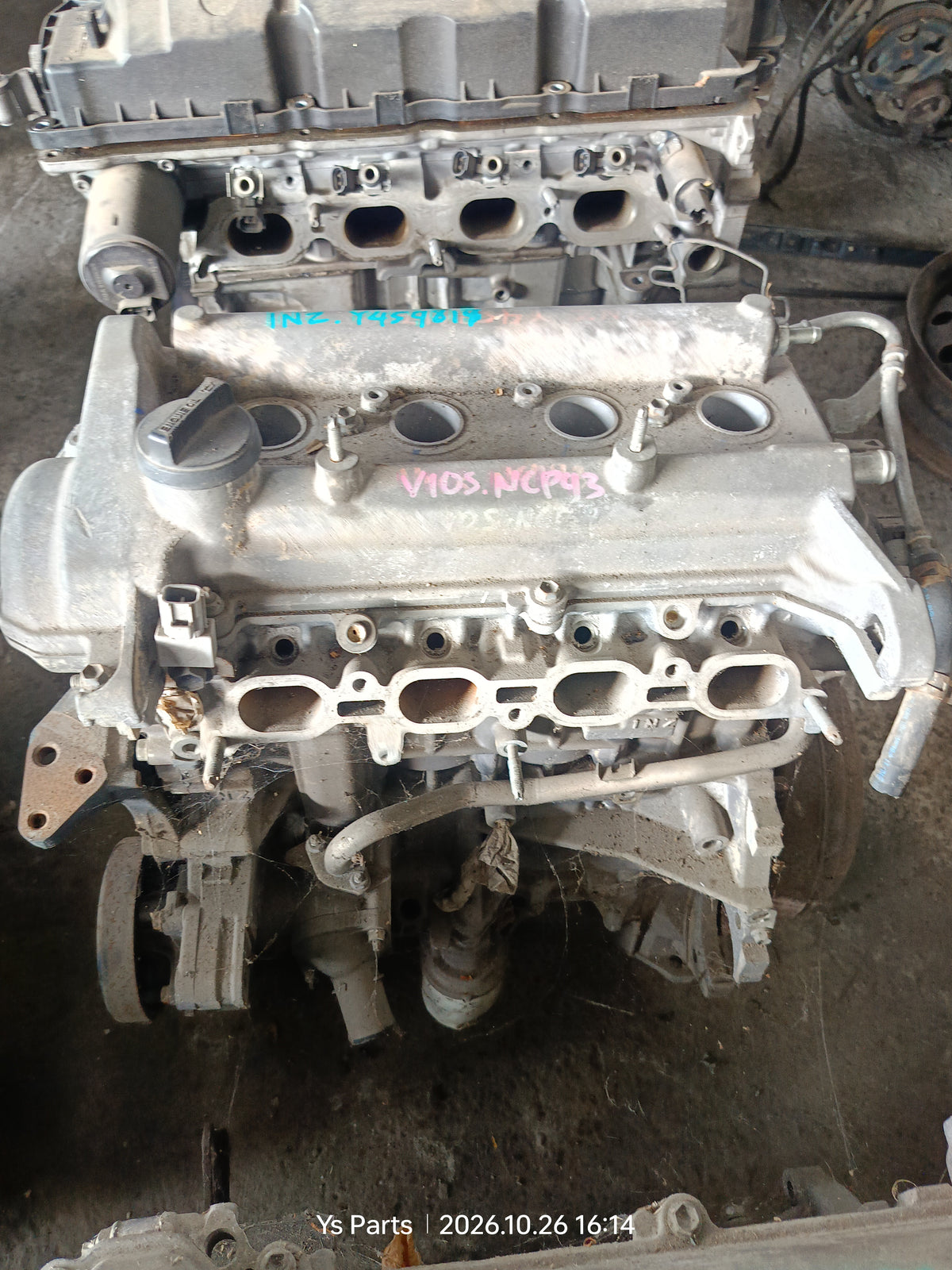 TOYOTA VIOS NCP93 ENGINE 1NZ Y459817 (ENG019)