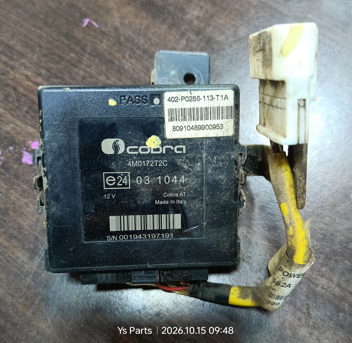 TOYOTA HILUX VIGO REVERSE MODULE ECU (4M0172T2C)