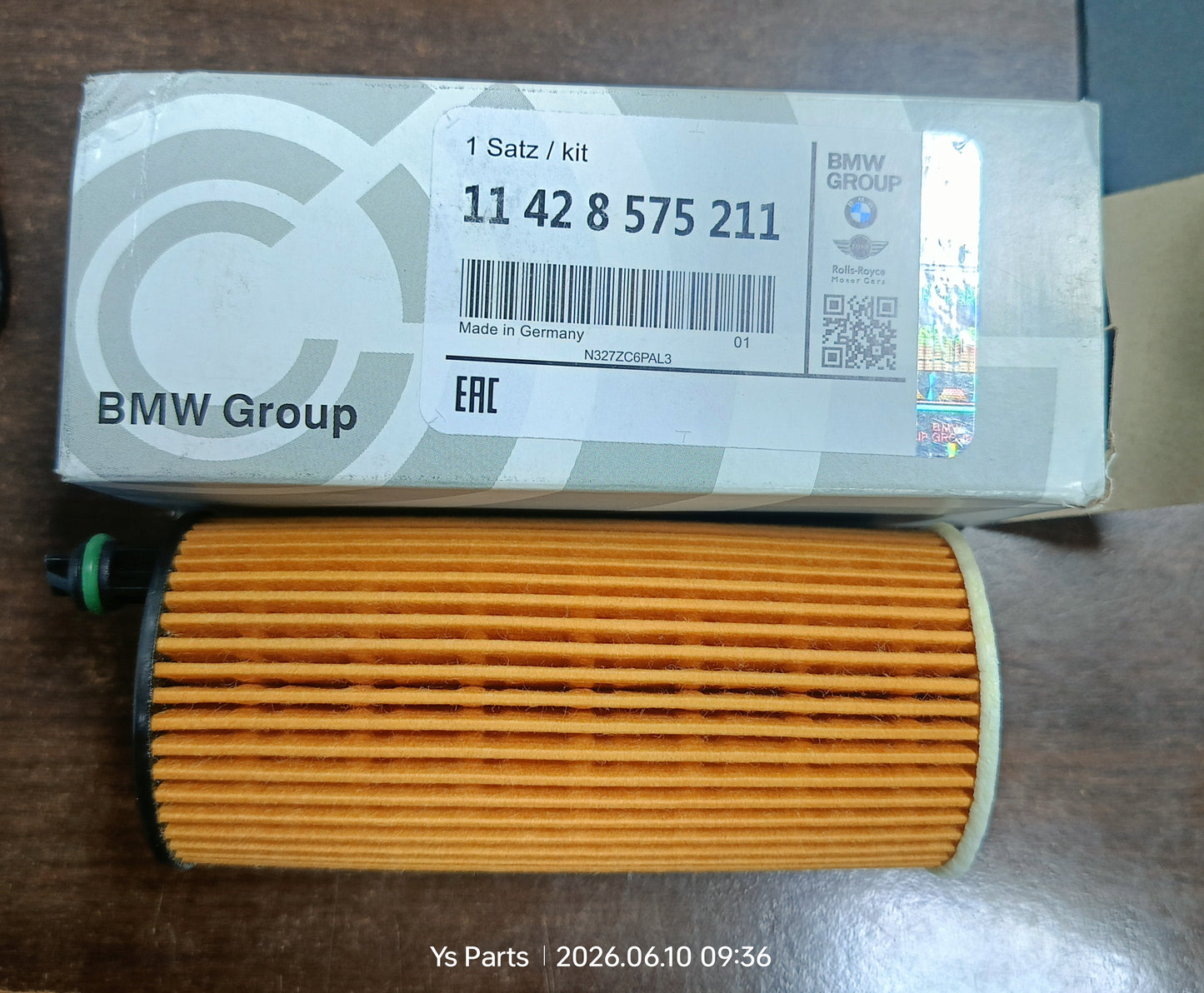 BMW FILTER (11428575211)