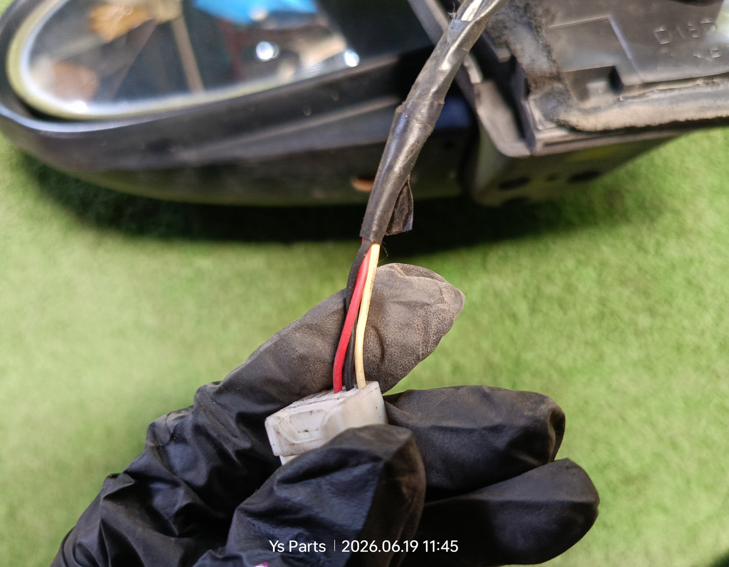 PERODUA VIVA SIDE MIRROR 3WIRE LH (BLACK) (SM10038)