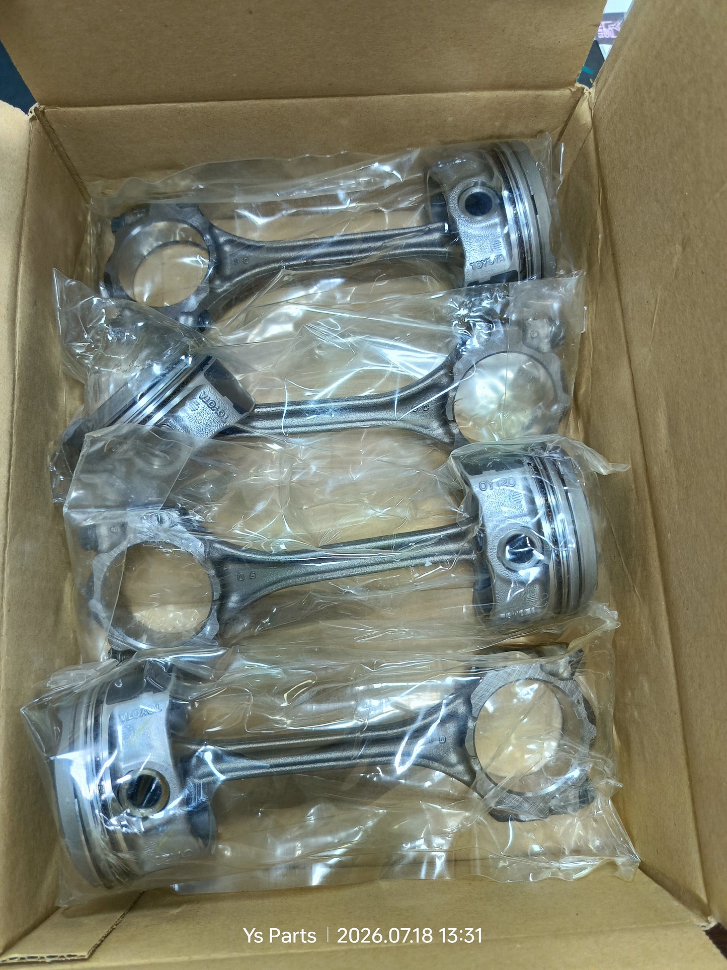 PERODUA BEZZA 1.3 / MYVI D20N 1.3 CONROD WITH PISTON RING 1NR (NEW)